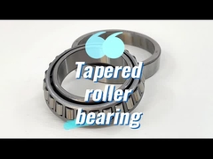 Stainless Single Row Roller Bearing 30205 30206 30207 With Steel Plate Cage