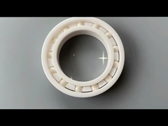 Si3N4 ZrO2 هجين محامل كرة سيراميكية كاملة ، محامل كرة صف واحد 6014 2RS