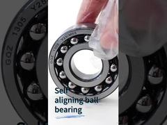 صف مزدوج من الفولاذ المقاوم للصدأ S1305 1305 محمل كروي ذاتي المحاذاة بدون أختام، أبعاد 25x62x17 مم