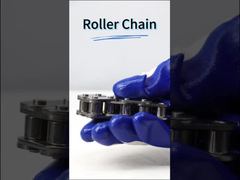 سلسلة بكرات الملعب المضادة للتآكل من الفولاذ المقاوم للصدأ C2040 25.4 مم للاستخدام الصناعي للناقل