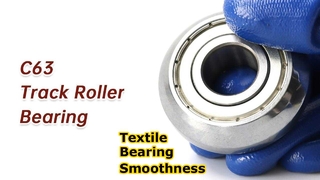 محمل أسطواني المسار C63 (17x50x17.5mm): مكون الدليل الخطي لآلة النسيج