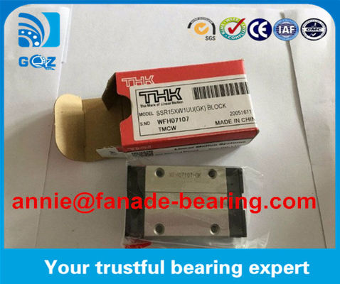 شراء سلسلة THK SSR السكك الحديدية والكتل للآلة CNC SSR15XW1UU خطية دليل خطي كتلة THK SSR15XW1GG تصنيع عبر الإنترنت
