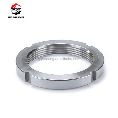 شراء الصين العلامة التجارية KM12 قفل المكسرات 60x80x11mm الفولاذ قفل المكسرات M60x2 المادة الصلبة المقاومة تصنيع عبر الإنترنت