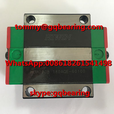 شراء مواد الصلب GCR15 HIWIN HGW20CB نوع اللفافة الموجة الخطية تصنيع عبر الإنترنت