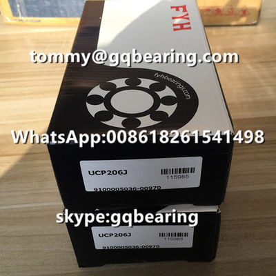 شراء اليابان المنشأ الحديد الصلب المادة FYH UCP206J محامل كرة كتلة وسادة مزدوج البولتين تصنيع عبر الإنترنت