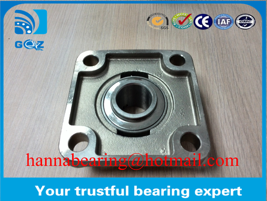 العمود 30mm متري الوسادة كتلة تحمل SUCF206 أربعة محاور فلانجيتش هوزينغ للحزام الناقل