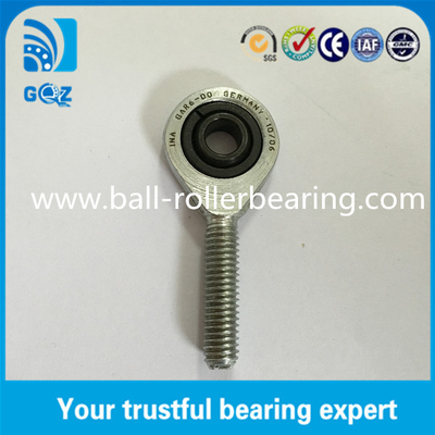 GAR6-DO نهاية العصا محمل مستوي كروي مخصص مع طول الخيط اليمنى 46.5mm