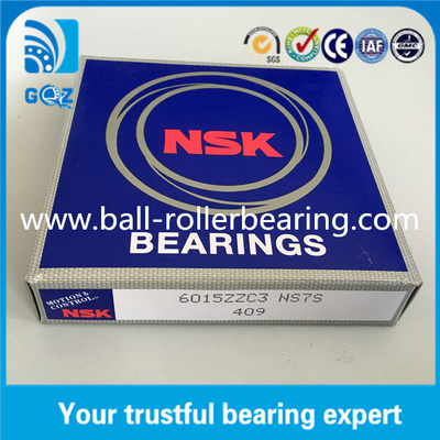 C3 الإفراج NSK 6015ZZ C3 محرك ضوضاء منخفضة اليابان المنشأ 75 * 115 * 20mm