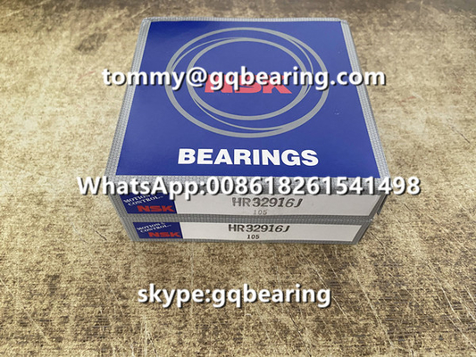 مواد الصلب GCR15 NSK HR32916J محامل عجلات مخروط HR 32916 J محامل فولاذ