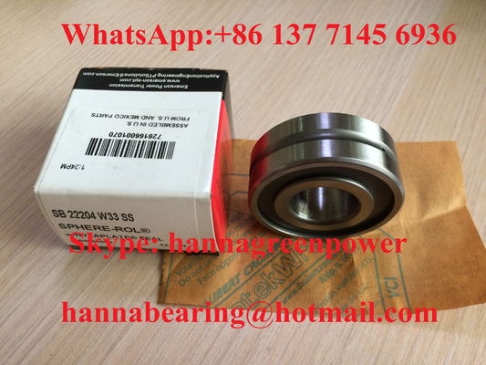 SB 22204 W33 SS محامل رولي كروي مع أغطية مزدوجة 20x47x18mm