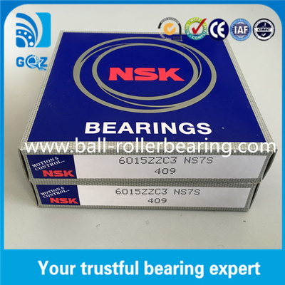 المعدن المحمي C3 الإفراج العميق حفرة الكرة محمل NSK 6015ZZ C3