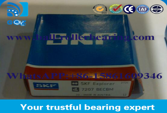 7200BEP محمل اتصال زاوي مزدوج الصف حجم 10 * 30 * 9 المواد GCr15