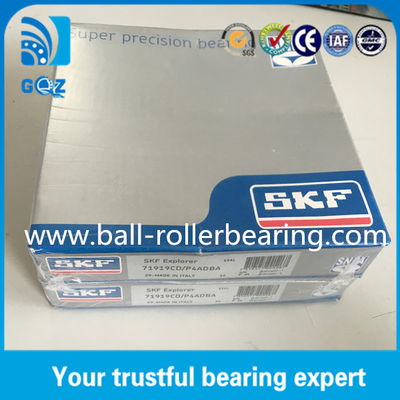 15 درجة زاوية الاتصال محامل الكرات عالية الدقة Skf 71911 CD / P4A
