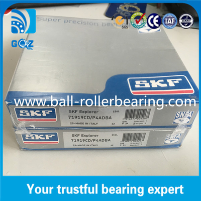 15 درجة زاوية الاتصال محامل الكرات عالية الدقة Skf 71911 CD / P4A