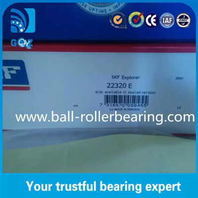 نوع E القفص المحامل الصناعية الكروية المحامل الثقيلة المقاومة SKF 22320 E
