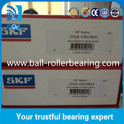 C3 الإفراج عن الحفرة الشفافية الكروية لتحميل الدوال SKF 23126 CCK/C3W33
