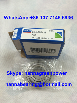 محرك محمول E2.6005-2Z/C3 كفاءة الطاقة عالية السرعة حزمة الكرة 25x47x12mm