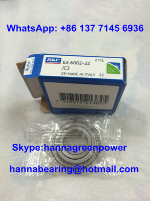 محامل السيارات ذات الاحتكاك المنخفض E2.6203-2Z/C3 E2 محامل كرة حفرة عميقة 17 * 40 * 12mm