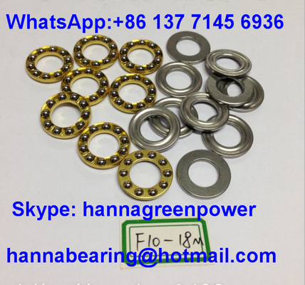 F10-18M قفص نحاسية محامل كرة الدفع المصغرة مع حفرة 10x18x5.5mm