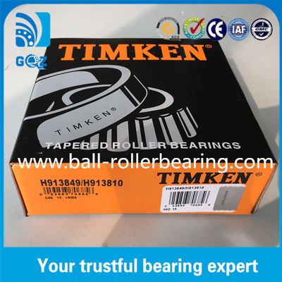 محملات الدوار المسمارية من الفولاذ الكروم TIMKEN H913849 / H913810 ISO9001: 2008