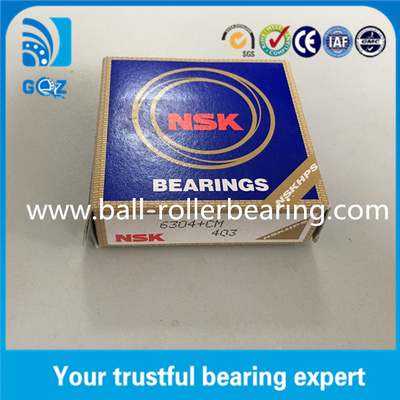 NSK 6304CM أسطوانات السيارات العميقة الحفرة مع التشحيم الدهني النوع المفتوح