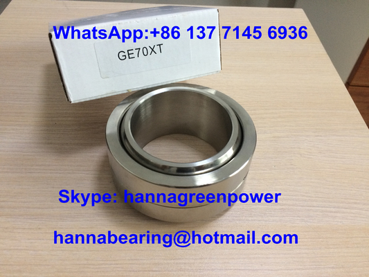 GE70XT محاملة مستوية كروية من الفولاذ المقاوم للصدأ GE70XT / X محاملة متحركة 70 * 105 * 49 مم