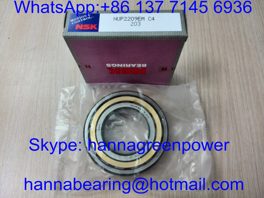 NUP2209EMC4 قفص النحاس محمل أسطواني عجلات NUP2209 C4 الإفراج المحمول 45x85x23mm