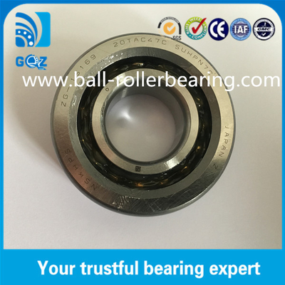 الدقة الفائقة 25TAC62BSUC10PN7B المسمار الكروي دعم محمل زاوية الاتصال 60 ° 25x62x15mm