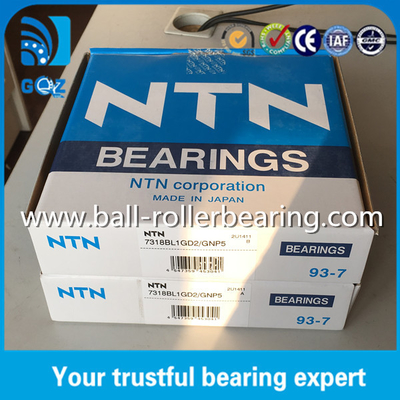 P5 قفص نحاس دقيق NTN 7318BL1GD2/GNP5 محامل كرة اتصال زاوية