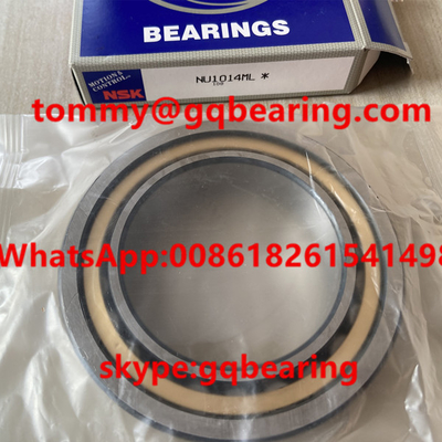 NSK SKF NU1014ML قفص نحاسية أسطواني عجلات 70X110X20mm