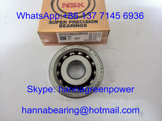 15TAC47BSUC10PN7B / 15TAC47CSUHPN7C محامل كرة للدفع الزاوي للتواصل للفاتورة 15x47x15mm