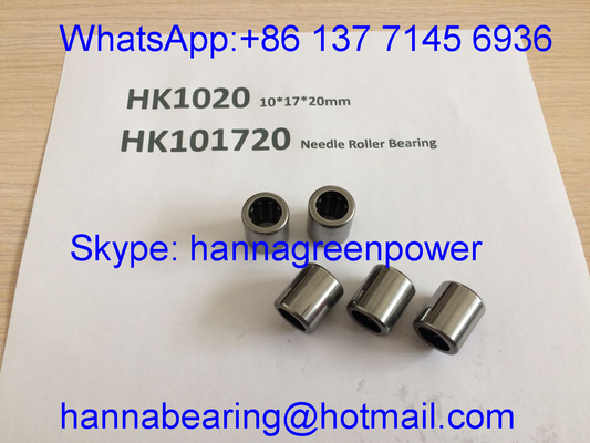 HK101720 / HK1020 / TA1020Z حمالة رولي إبرة الكأس المسحوبة مع نهاية مفتوحة 10 * 17 * 20 مم