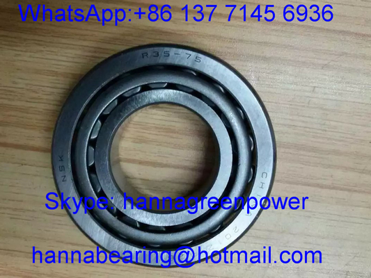 R35-75 / R35/75 محمولات السيارات ذات الصف الواحد المزدوج / محامل محور العجلات