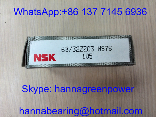 63/32ZZC3 / 63-32-2Z / 63/32-2RS أحزمة V استخدام حقل كرة حلق عميق / حلق آلة الانحناء