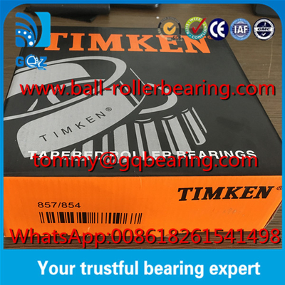 قفص الفولاذ المطبع TIMKEN 857/854 857-854 سلسلة بوصة محملة بالدوامة