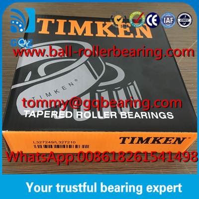 قفص الفولاذ المطبع TIMKEN L327249/L327210 سلسلة بوصة محملات الدوار المتقوسة