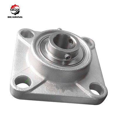 SSUCF204 مربع وسادة كتلة تحمل مواد الفولاذ المقاوم للصدأ دقة عالية 20x86x33.3mm