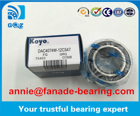 تعبئة جديدة محامل محور العجلات كويو KOYO DAC4074W-12CS47 محامل محور العجلات الآلي