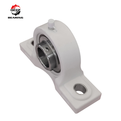 38.1mm حفرة UCP208-24 مادة POM وحدات السكن البلاستيكية UCP208-24 الفولاذ المقاوم للصدأ وسادة كتلة الكرة