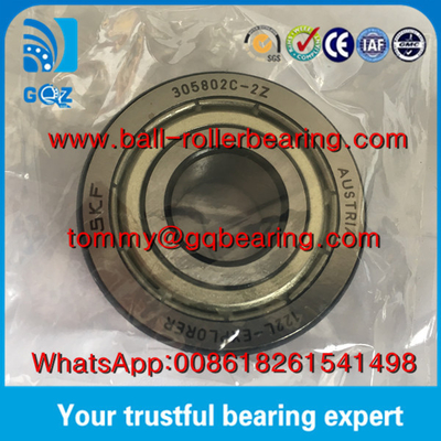 P0 محامل المعدنية الدقيقة المحمية SKF 305802C-2Z نوع الياقة