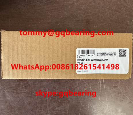 KWVE25-B-S-V1-G3 محامل كرة دائرة الدوران العصا خطية دليل عربات 23 * 48 * 83mm آلة خطية دليل الزلقة