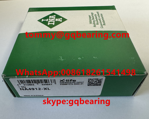 مواد الفولاذ الكرومية ذات الصف الواحد INA NA4912 NA4912-XL محمل أندية مع حلقة داخلية