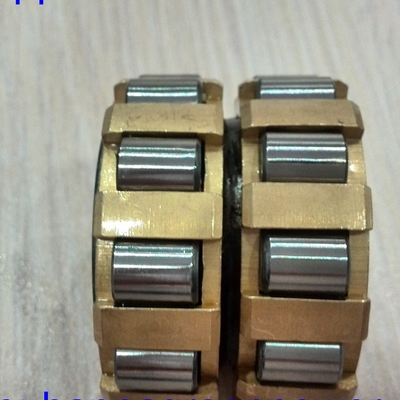 150752307 سلسلة مزدوجة أسطوانية ذات عجلات حلبة قفص نحاسي 35x86.5x50mm