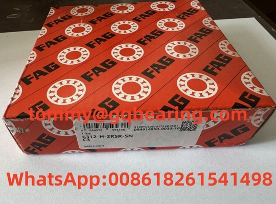 قفص معدني من صفيحة الصلب FAG 6312-H-2RSR-SN-C3 حقل كرة حلق عميق 60x130x31mm