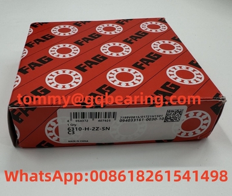 قفص معدني من صفيحة الصلب FAG 6310-H-2Z-SN-C3 حقل الكرة العميق 50x110x27mm