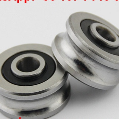 U Groove SG25-2RS محامل أسطواني توجيه خطي SG25 لآلات المنسوجات 8x30x14mm