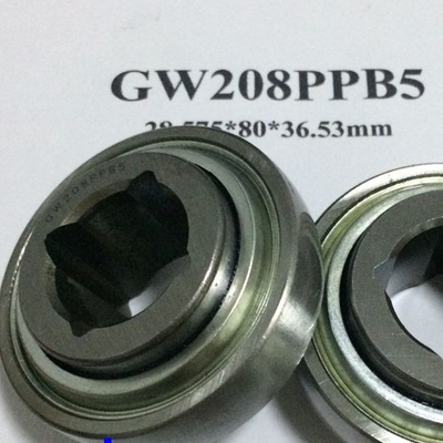 GW208PPB5 حفرة مربعة محامل زراعي W208PPB5 محامل للسيارات