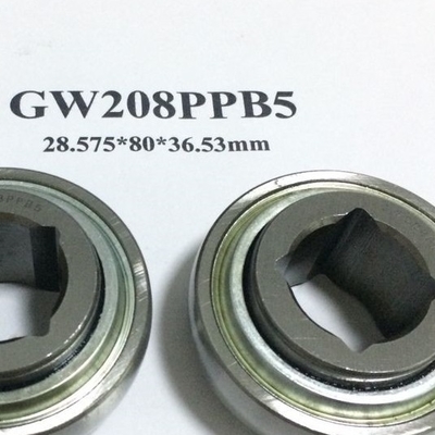 GW208PPB5 حفرة مربعة محامل زراعي W208PPB5 محامل للسيارات