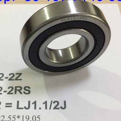 RLS12-2RS / LJ1.1/2-2RSJ الحجم الإصبع محامل السيارات حلق الكرة العميق 38.1*82.55*19.05mm