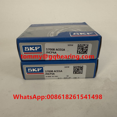 SKF S7008 ACEGA/HCP4A سوبر دقة زاوية الاتصال الكرة محمل الفولاذ محمل